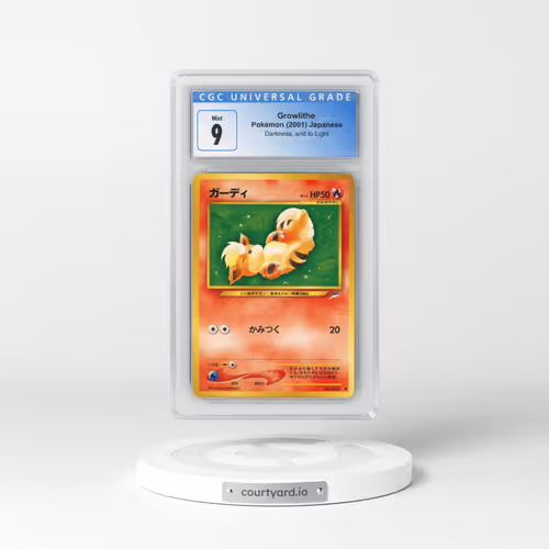 2001 Darkness, and to Light Growlithe (CGC 9 MINT)