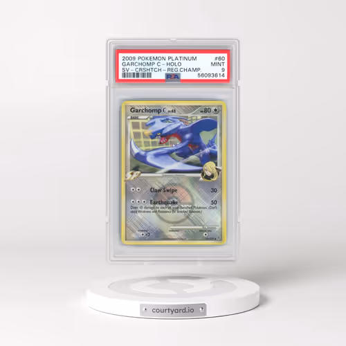 2009 Pokémon Platinum Supreme Victors #60 Garchomp C - Holo Crosshatch-2009 Regional Championships (
