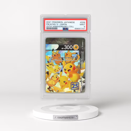 2021 Pokémon 25th Anniversary Collection #026 Pikachu V-Union (PSA 9 MINT)