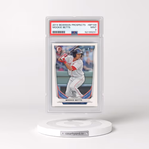 2014 Bowman Prospects #BP109 Mookie Betts (PSA 9 MINT)