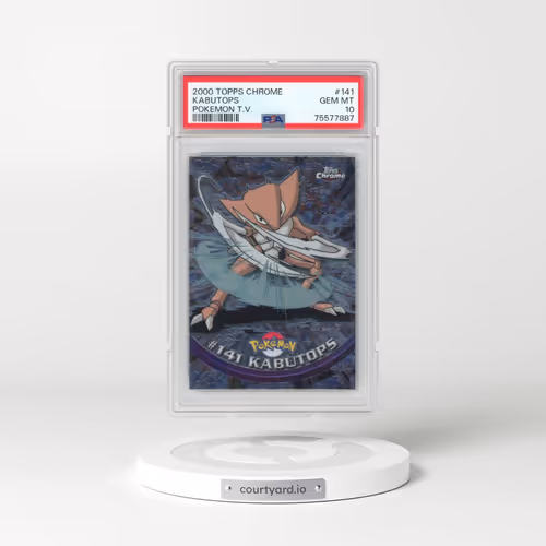 2000 Topps Chrome Pokémon T.V. #141 Kabutops (PSA 10 GEM MINT)