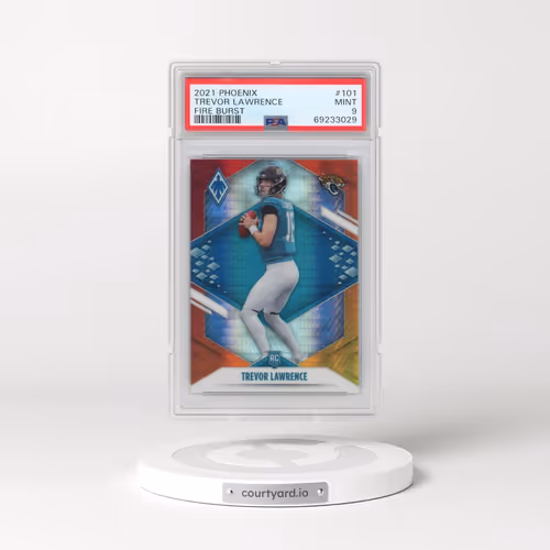 2021 Panini Phoenix #101 Trevor Lawrence - Fire Burst (PSA 9 MINT)