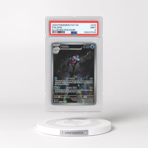 2024 Pokémon Paf EN-Paldean Fates #225 Palafin - Illustration Rare (PSA 9 MINT)