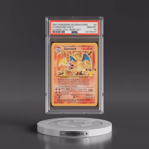 2021 Pokémon Celebrations Classic Collection #4 Charizard - Holo (PSA 10 GEM MINT)
