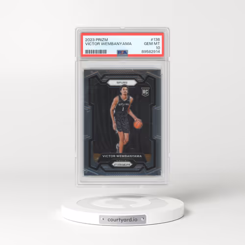 2023 Panini Prizm #136 Victor Wembanyama (PSA 10 GEM MINT)