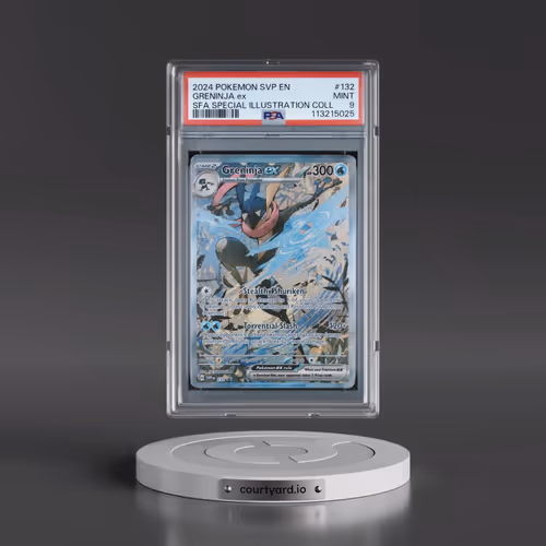 2024 Pokémon Svp EN-SV Black Star Promo #132 Greninja EX - Holo Shrouded Fable Special Illustration
