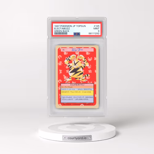 1997 Pokémon Topsun #125 Electabuzz - Green Back (PSA 9 MINT)