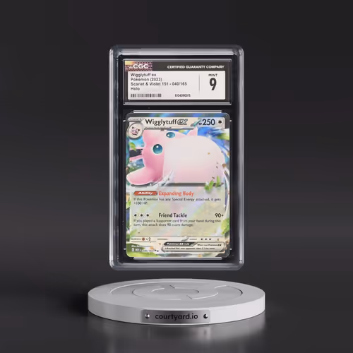 2023 Scarlet & Violet 151 - MEW EN #040/165 Wigglytuff ex - Holo (CGC 9 MINT)