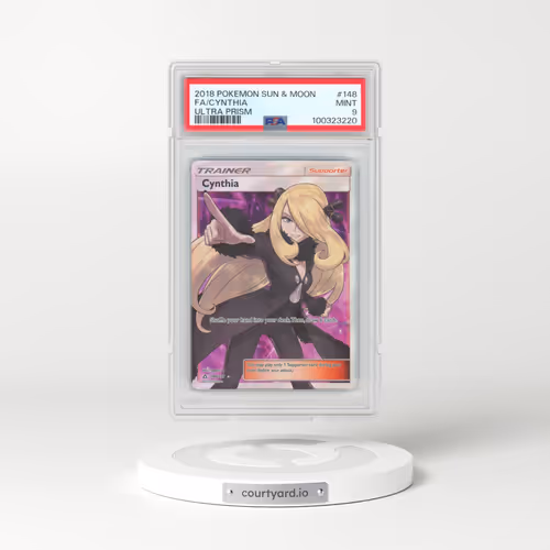 2018 Pokémon Sun & Moon Ultra Prism #148 Cynthia - Full Art (PSA 9 MINT)