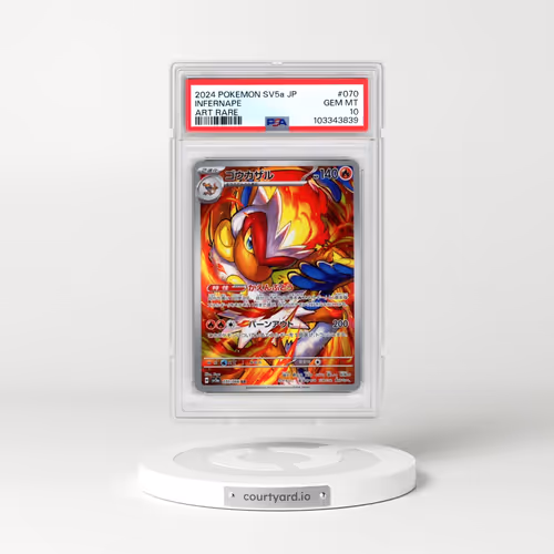 2024 Pokémon Sv5a-Crimson Haze #070 Infernape - Art Rare (PSA 10 GEM MINT)