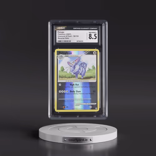 2007 Diamond & Pearl #36/130 Purugly - Reverse Holo (CGC 8.5 NM-MT+)