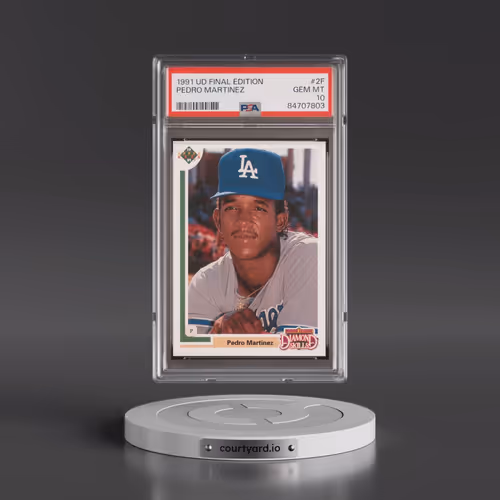 1991 Upper Deck Final Edition #2F Pedro Martinez (PSA 10 GEM MINT)