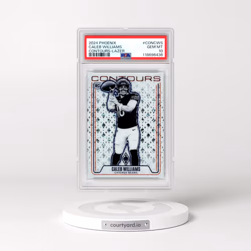 2024 Panini Phoenix Contours #CONCWS Caleb Williams - Lazer (PSA 10 GEM MINT)