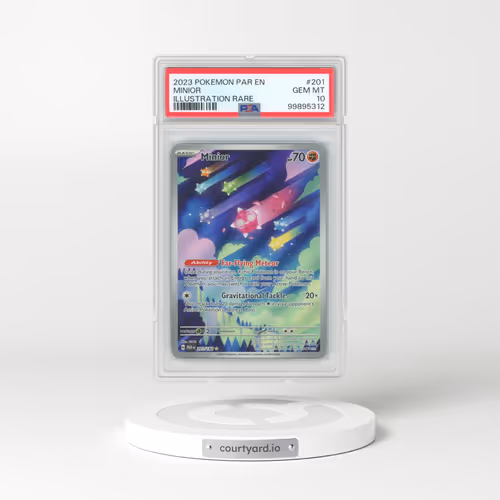 2023 Pokémon Par EN-Paradox Rift #201 Minior - Illustration Rare (PSA 10 GEM MINT)