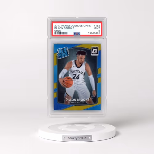 2017 Panini Donruss Optic #152 Dillon Brooks - Gold (PSA 9 MINT)