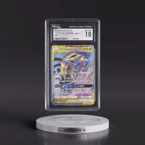 2019 Tag Team GX: Tag All Stars #099/173 Garchomp & Giratina GX - Holo (CGC 10 GEM MINT)