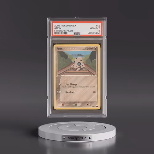 2006 Pokémon EX Legend Maker #48 Aron (PSA 10 GEM MINT)