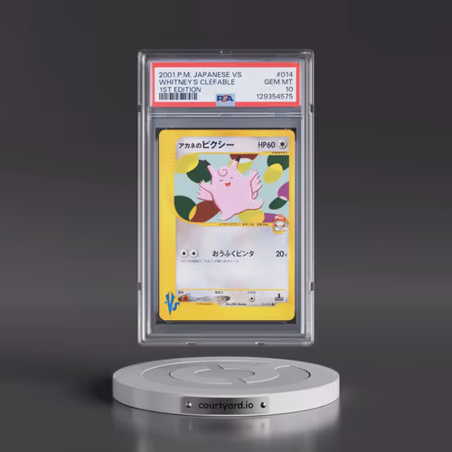 2001 Pokémon VS #014 Whitney's Clefable - 1st Edition (PSA 10 GEM MINT)