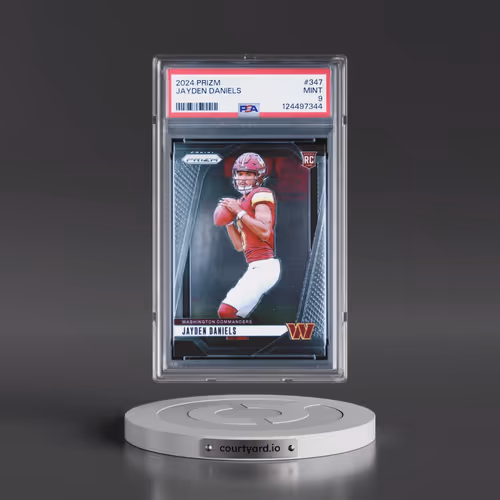 2024 Panini Prizm #347 Jayden Daniels (PSA 9 MINT)
