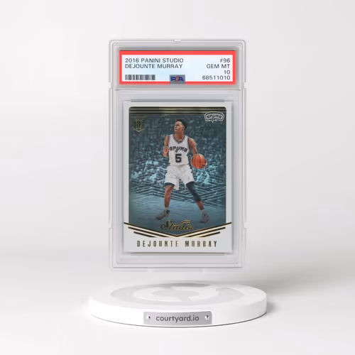 2016 Panini Studio #96 Dejounte Murray (PSA 10 GEM MINT)