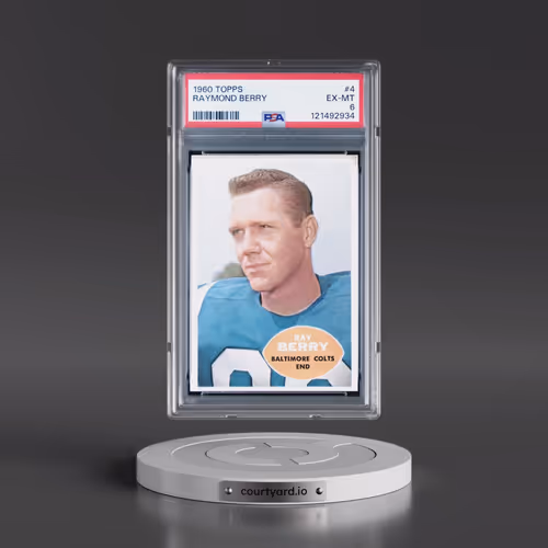 1960 Topps #4 Raymond Berry (PSA 6 EX-MT)