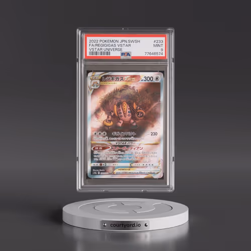 2022 Pokémon Sword & Shield Vstar Universe #233 Regigigas Vstar - Full Art (PSA 9 MINT)