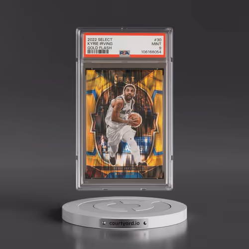 2022 Panini Select #30 Kyrie Irving - Gold Flash (PSA 9 MINT)