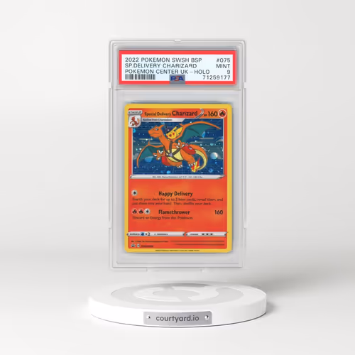 2022 Pokémon Swsh Black Star Promo #075 Special Delivery Charizard - Holo Pokemon Center United King