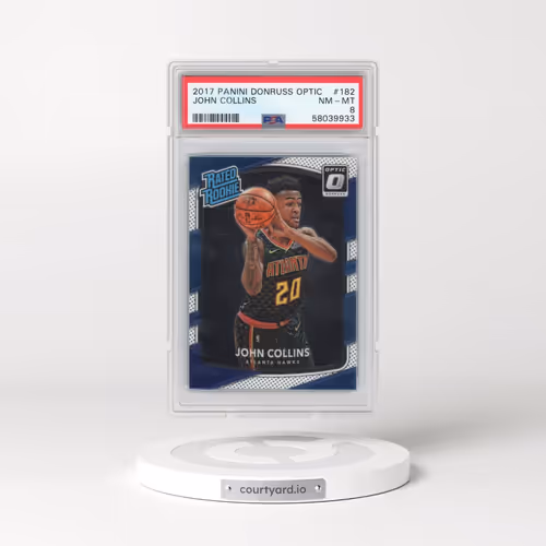 2017 Panini Donruss Optic #182 John Collins (PSA 8 NM-MT)