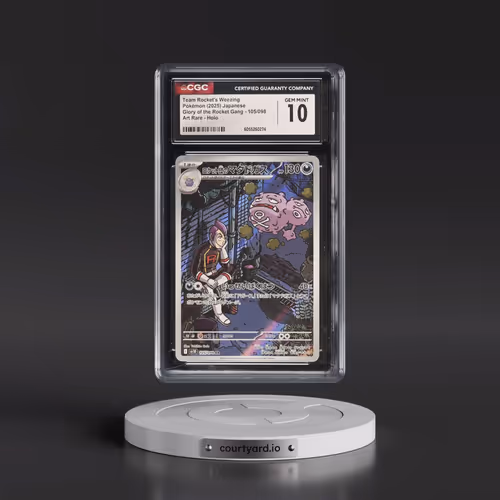 2025 Glory of the Rocket Gang - sv10 #105/098 Team Rocket's Weezing - Art Rare Holo (CGC 10 GEM MINT