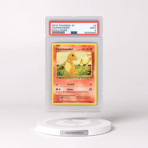2016 Pokémon XY Evolutions #9 Charmander (PSA 9 MINT)