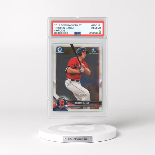 2018 Bowman Draft #BDC171 Triston Casas - Chrome (PSA 10 GEM MINT)