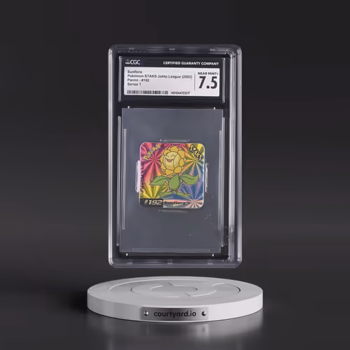 2002 Pokémon STAKS Johto League (Panini 2002) - English #192 Sunflora - Series 1 (CGC 7.5 NM+)