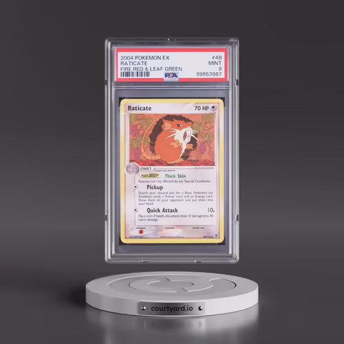 2004 Pokémon EX Fire Red & Leaf Green #48 Raticate (PSA 9 MINT)