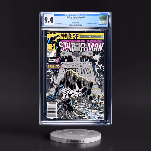 Web of Spider-Man #32 CGC 9.4 White Pages (Marvel Comics, 11/87) - Newsstand Edition Universal