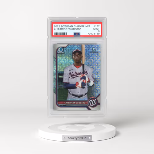 2022 Bowman Mega Box Chrome #157 Cristhian Vaquero (PSA 9 MINT)