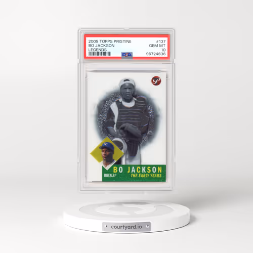 2005 Topps Pristine Legends #137 Bo Jackson (PSA 10 GEM MINT)