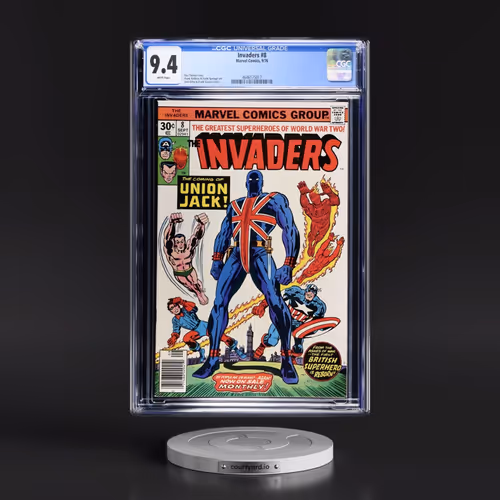 Invaders #8 CGC 9.4 White Pages (Marvel Comics, 9/76) - Universal