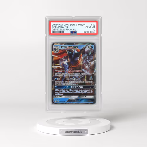 2019 Pokémon Sun & Moon Detective Pikachu #13 Greninja GX - Holo (PSA 10 GEM MINT)