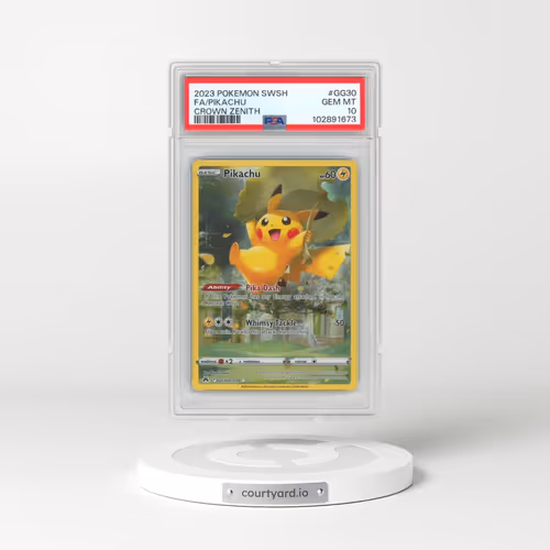 2023 Pokémon Sword and Shield Crown Zenith #GG30 Pikachu - Full Art (PSA 10 GEM MINT)