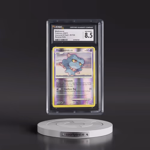 2007 Diamond & Pearl #91/130 Misdreavus - Reverse Holo (CGC 8.5 NM-MT+)