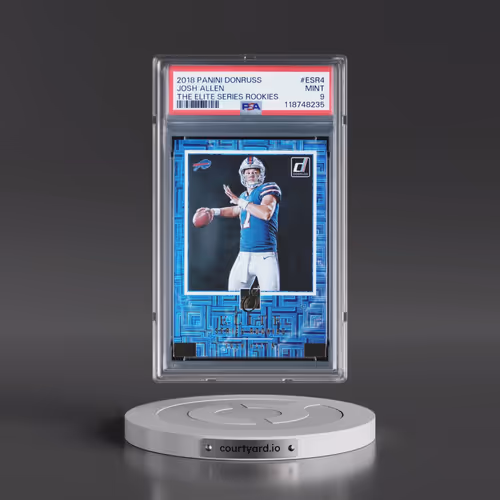2018 Panini Donruss the Elite Series Rookies #ESR4 Josh Allen (PSA 9 MINT)