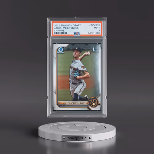 2022 Bowman Draft #BDC132 Jacob Misiorowski - Chrome (PSA 9 MINT)