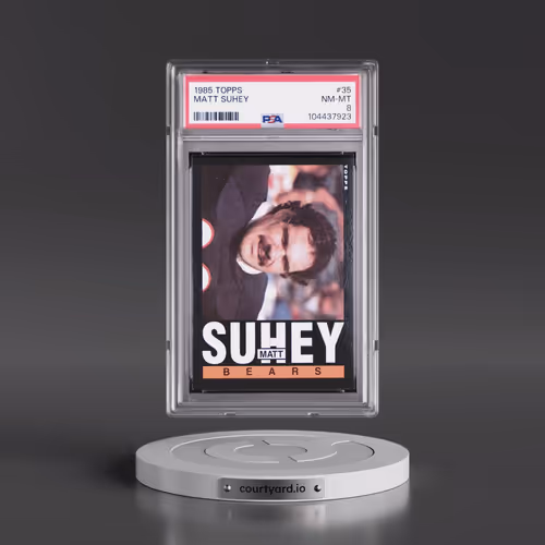 1985 Topps #35 Matt Suhey (PSA 8 NM-MT)