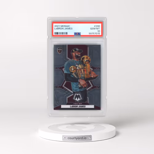 2021 Panini Mosaic #298 LeBron James (PSA 10 GEM MINT)