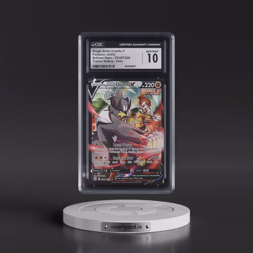 2022 Brilliant Stars #TG18/TG30 Single Strike Urshifu V - Trainer Gallery Holo (CGC 10 GEM MINT)