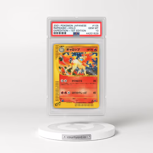 2001 Pokémon Expedition #105 Rapidash - 1st Edition Holo (PSA 10 GEM MINT)