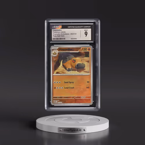 2024 Prismatic Evolutions - PRE EN #053/131 Hippowdon - Poké Ball Holo (CGC 9 MINT)