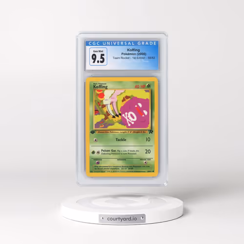 2000 Team Rocket #58/82 Koffing - 1st Edition 1st Edition (CGC 10 GEM MINT)