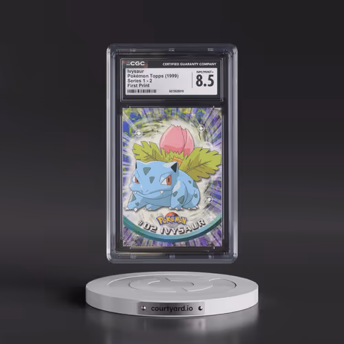 1999 Series 1 (Oval Nintendo Seal) #2 Ivysaur - First Print (Blue Topps Logo) (CGC 8.5 NM-MT+)